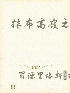 抹布高岭之花