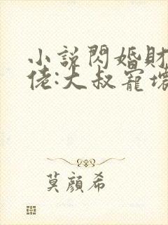 小说闪婚财阀大佬:大叔宠坏小娇妻全文