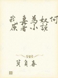 我妻为奴何梦蓉原著小说