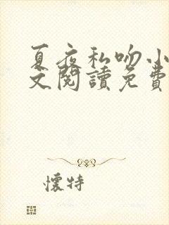 夏夜私吻小说全文阅读免费