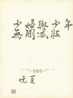 少妇与少年小说无删减版