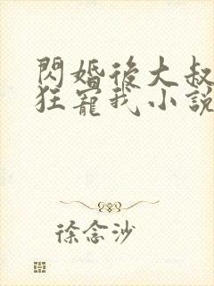 闪婚后大叔每天狂宠我小说完整免费封面