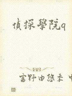 侦探学院q