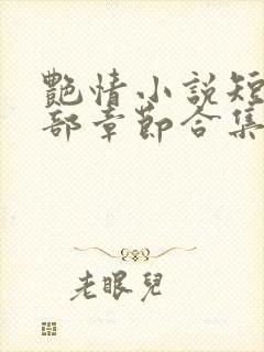 艳情小说短篇全部章节合集免费阅读
