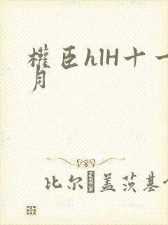 权臣hlH十一月