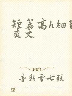 短篇高h细节肉爽文