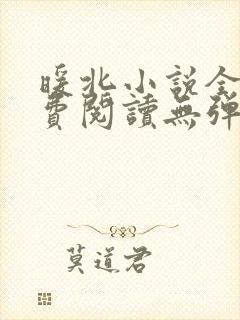 暖北小说全文免费阅读无弹窗
