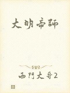 大明帝师封面