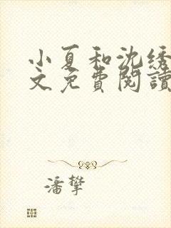 小夏和沈绣琴全文免费阅读