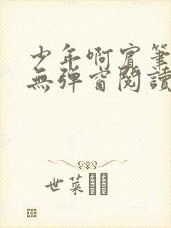 少年啊宾笔趣阁无弹窗阅读