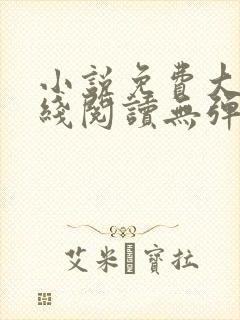 小说免费大全在线阅读无弹窗