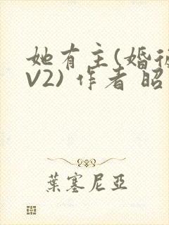 她有主(婚后1V2) 作者 昭愿封面