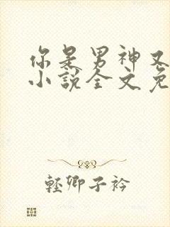 你是男神又怎样小说全文免费阅读