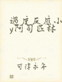过度反应小说by阿司匹林封面