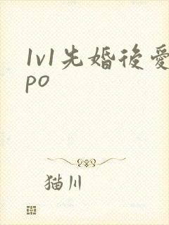 1v1先婚后爱po封面