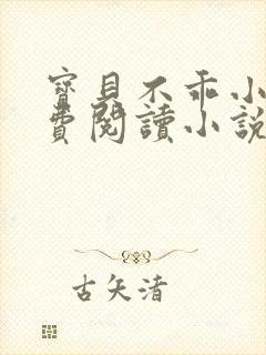 宝贝不乖小说免费阅读小说