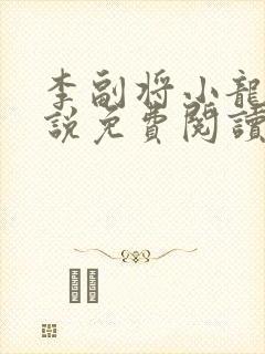 李副将小龙女小说免费阅读封面