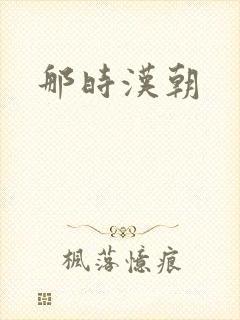 那时汉朝