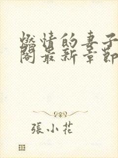 燃情的妻子笔趣阁最新章节免费阅读封面