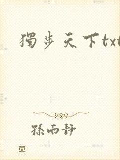 独步天下txt