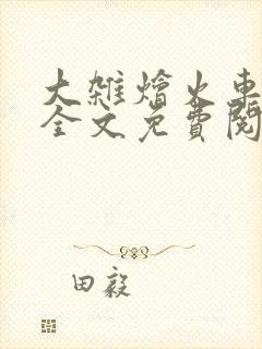 大杂烩火车小说全文免费阅读