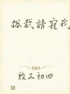 总裁请宠我
