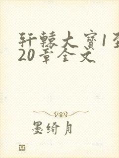 轩辕大宝1至720章全文