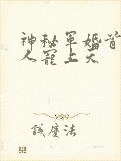 神秘军婚首长大人宠上天封面