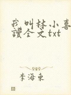 我叫林小喜全阅读全文txt