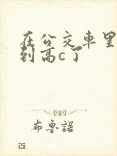 在公交车里c弄到高c了封面