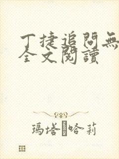 丁捷追问无删减全文阅读