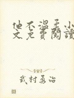 他不温柔小说全文免费阅读无弹窗