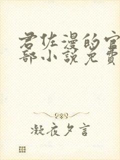 君佐漫的官婿全部小说免费阅读