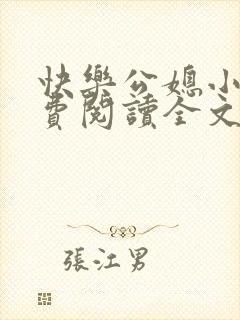 快乐公媳小说免费阅读全文封面