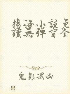 杨洛小说免费阅读无弹窗全文