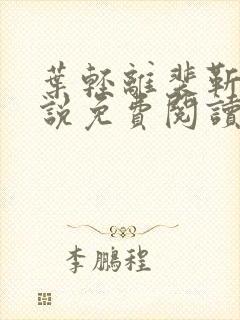 叶轻离裴靳墨小说免费阅读无弹窗