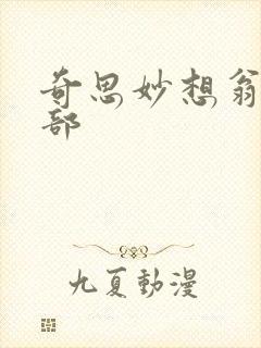 奇思妙想翁十三部