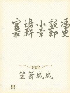 官场小说冯天明最新章节更新封面
