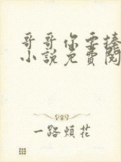 哥哥你要捧杀我小说免费阅读