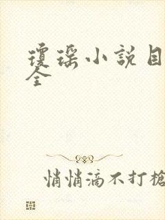 琼瑶小说目录大全