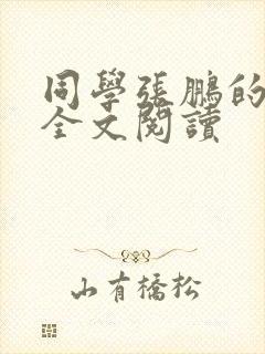 同学张鹏的母亲全文阅读封面