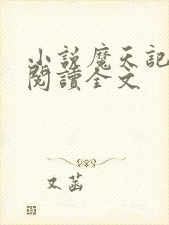 小说魔天记在线阅读全文封面
