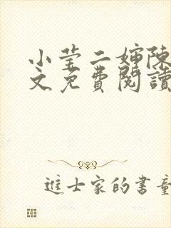 小莹二婶陈浩全文免费阅读
