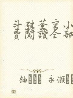 斗破苍穹小说免费阅读全部封面