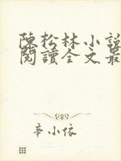 陈松林小说免费阅读全文最新章节封面