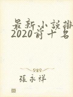 最新小说排行榜2020前十名封面