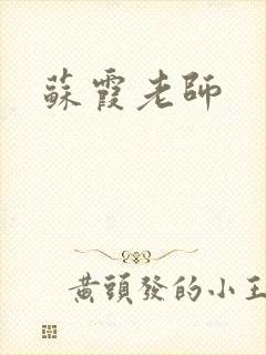 苏霞老师