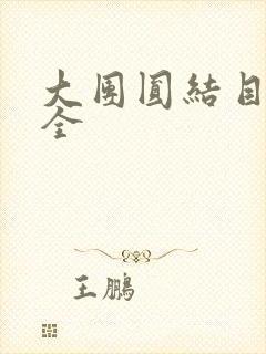 大团圆结目录大全