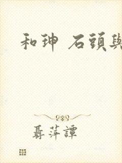 和珅 石头与水