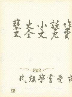 孽火小说作者今又全文免费阅读